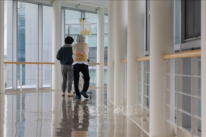 Bệnh nhân tại một bệnh viện ở Seoul, Hàn Quốc, ngày 25/2/2024. Ảnh minh họa: Yonhap/TTXVN