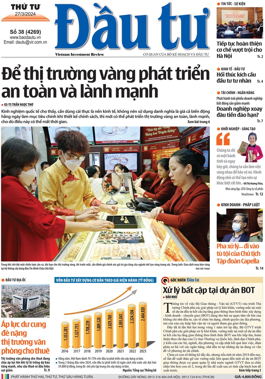 Báo Đầu tư số 38