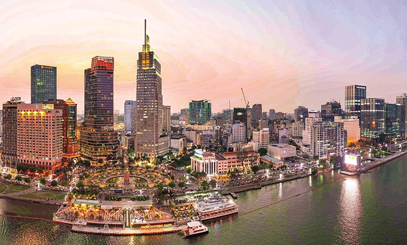 TP.HCM đã vượt qua nhiều thách thức để khẳng định vị thế là trung tâm kinh tế hàng đầu Việt Nam. Ảnh: Lê Toàn