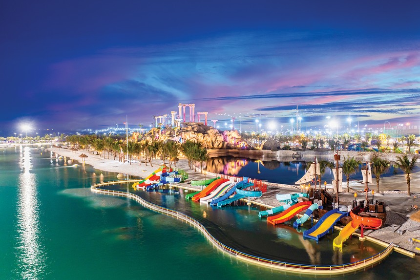 Với quỹ đất lớn, chủ đầu tư có điều kiện phát triển đại đô thị đồng bộ tiện ích (Trong ảnh: Một góc của Khu đô thị Vinhomes Hưng Yên)