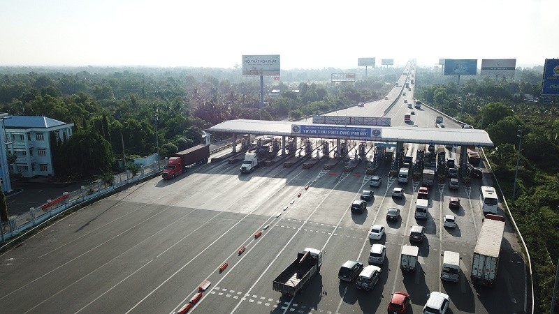 Trạm thu phí đường cao tốc TP.HCM- Long Thành - Dầu Giây - Ảnh: Lê Toàn 