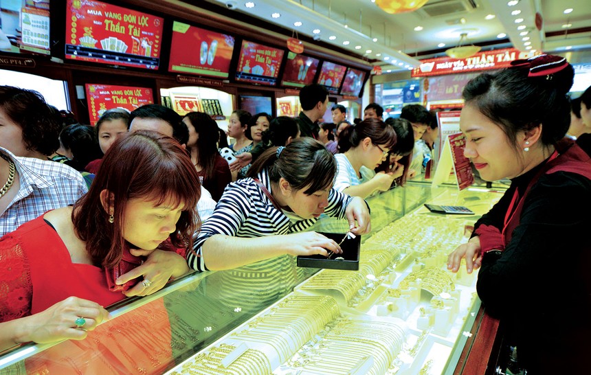 Nhu cầu vàng trang sức của người dân vẫn rất cao 