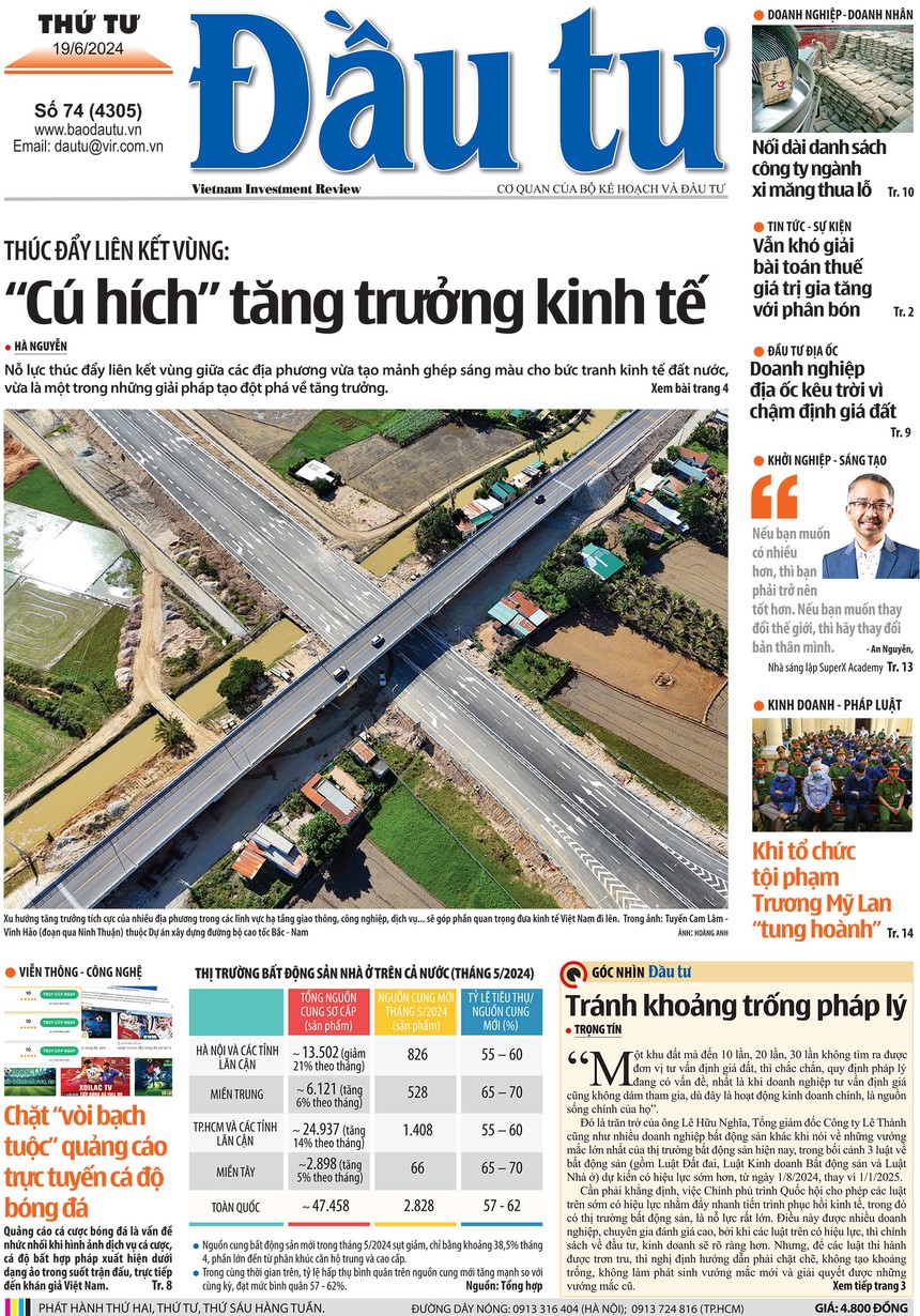 Báo Đầu tư số 74