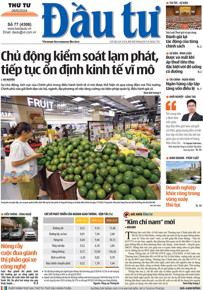 Báo Đầu tư số 77