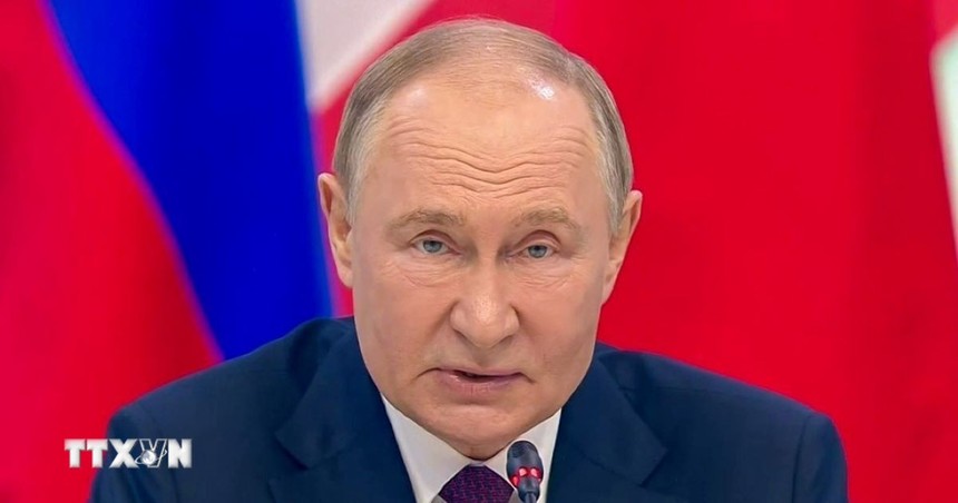 Tổng thống Nga Vladimir Putin. (Ảnh: ANI/TTXVN)