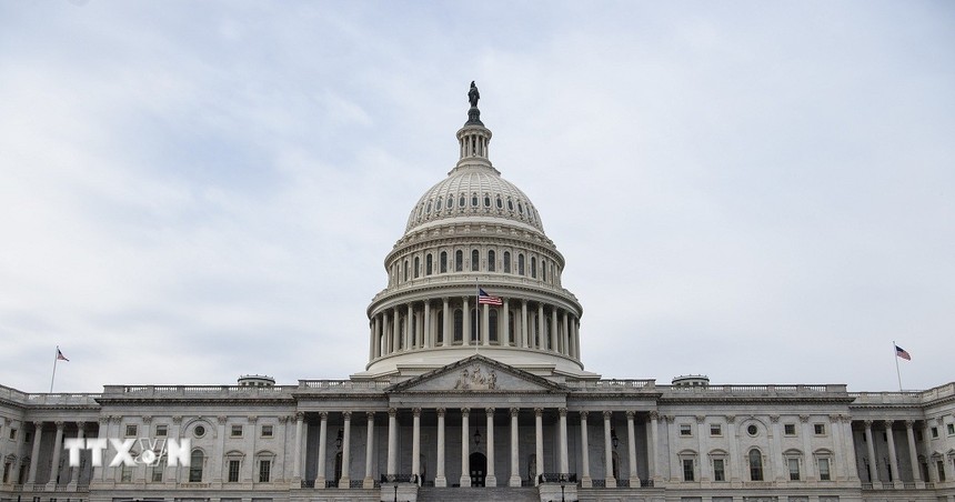 Tòa nhà Quốc hội Mỹ tại Washington, DC.( Ảnh: AFP/TTXVN)