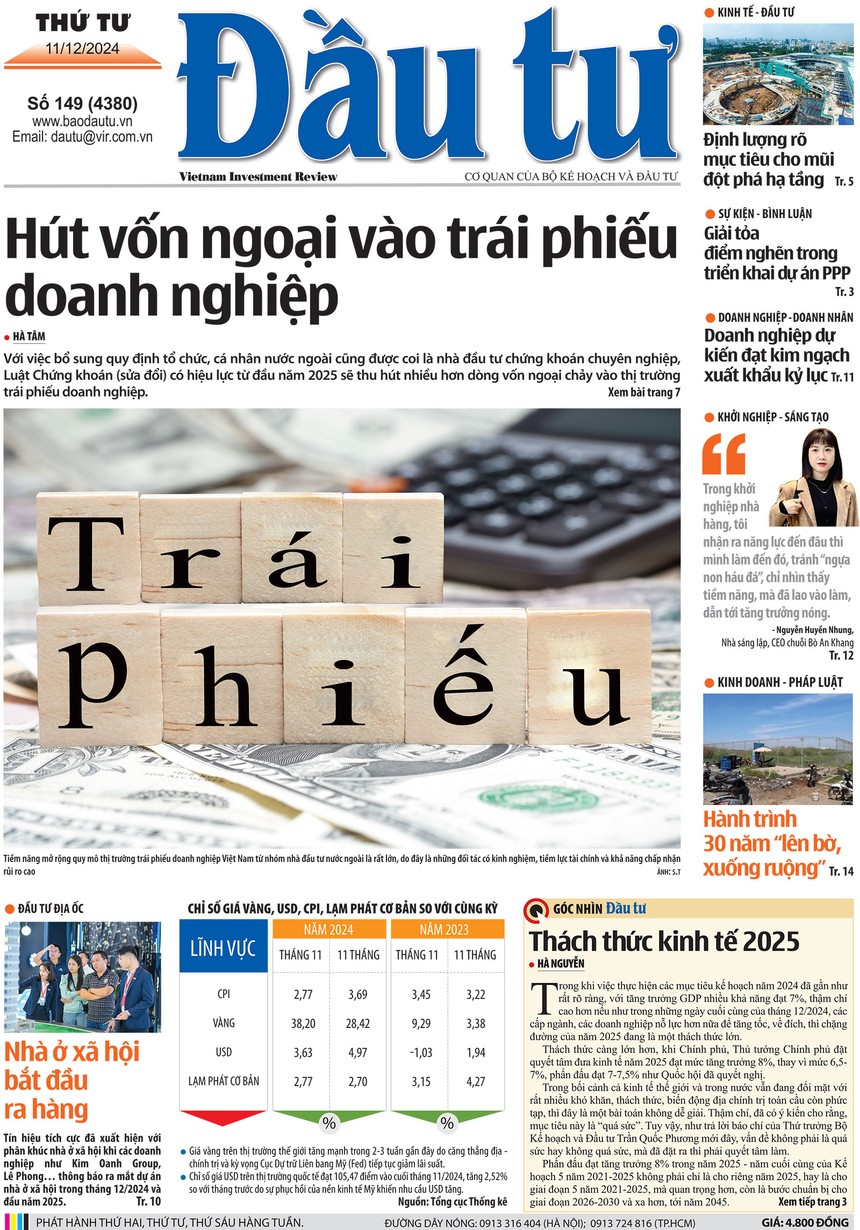 Báo Đầu tư số 149