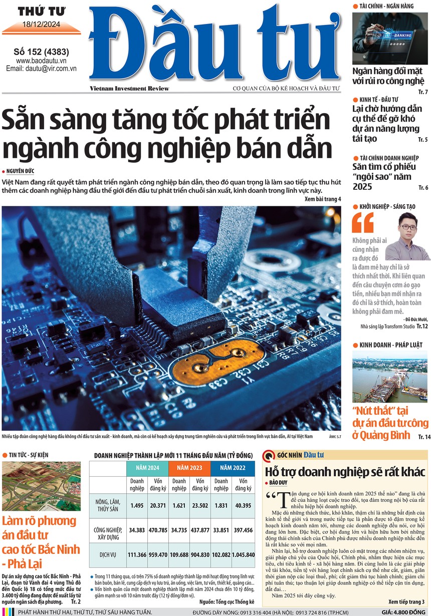 Báo Đầu tư số 152