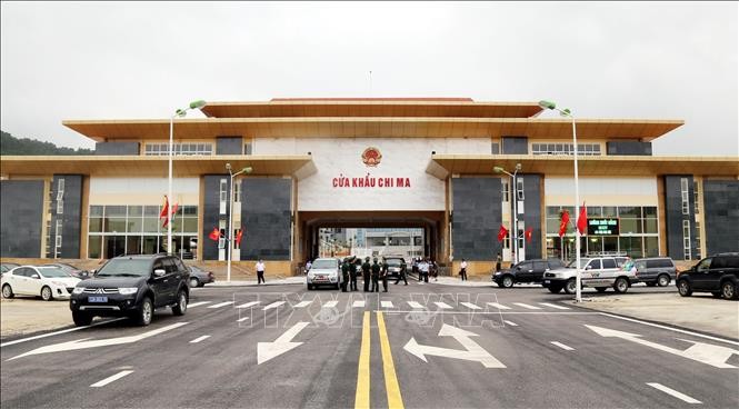 Cửa khẩu Chi Ma. (Ảnh tư liệu: TTXVN)