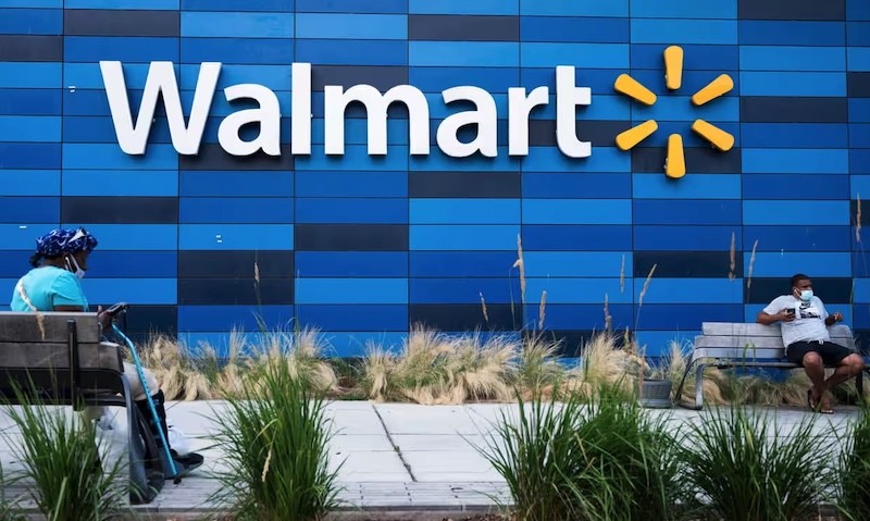 Bên ngoài một cửa hàng Walmart ở Washington, D.C. Ảnh: AFP