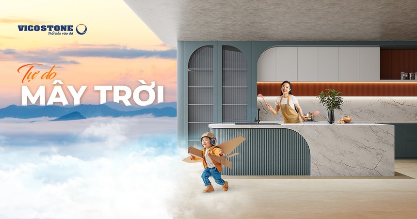 Bộ sưu tập “VICOSTONE® - Tự do mây trời”, mang đậm dấu ấn riêng biệt, giúp mỗi không gian luôn giữ được vẻ tinh khôi như thuở ban đầu.