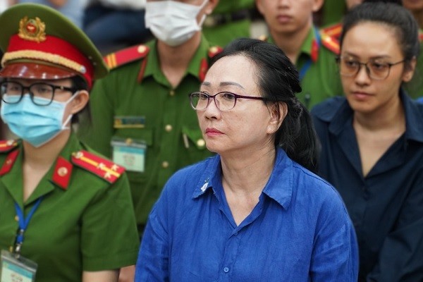 Bị cáo Trương Mỹ Lan, cựu Chủ tịch Tập đoàn Vạn Thịnh Phát.