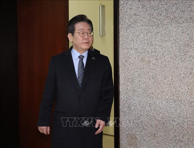 Chủ tịch đảng Dân chủ (DP) đối lập của Hàn Quốc Lee Jae Myung. Ảnh tư liệu: Yonhap/TTXVN