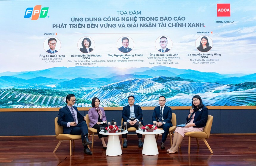 Ứng dụng công nghệ trong báo cáo ESG và quản lý nguồn vốn xanh