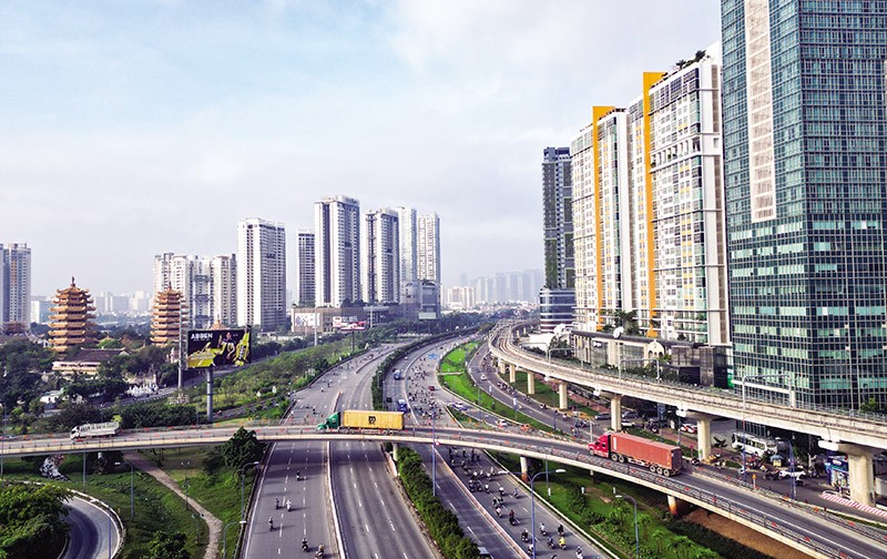 TP.HCM đang nỗ lực xây dựng và phát triển trung tâm tài chính quốc tế, qua đó thúc đẩy tăng trưởng kinh tế. 