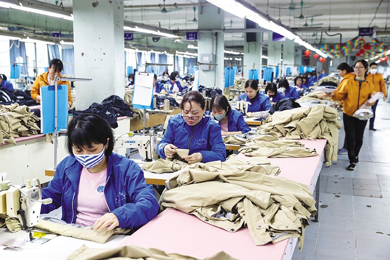 Với việc Mỹ đánh thuế đối ứng, xuất khẩu hàng dệt may của Việt Nam sẽ bị ảnh hưởng nặng nề. Ảnh: Đức Thanh 