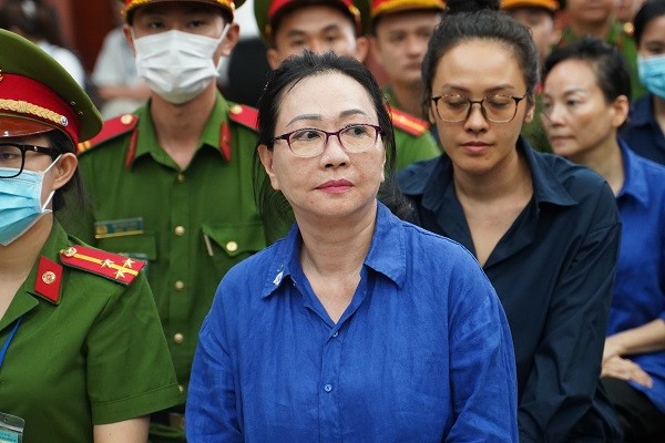 Bị cáo Trương Mỹ Lan, cựu Chủ tịch HĐQT Tập đoàn Vạn Thịnh Phát.