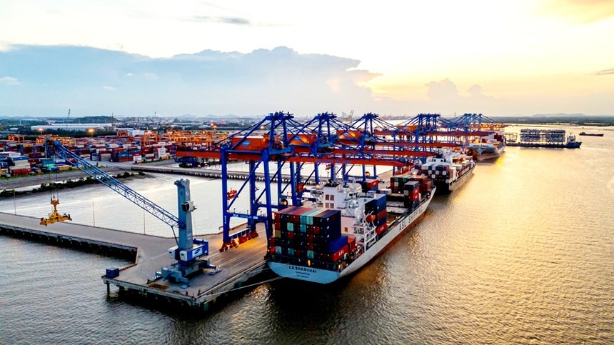 KCN Nam Đình Vũ - Cảng quốc tế Nam Đình Vũ. Ảnh: Sao Đỏ Group