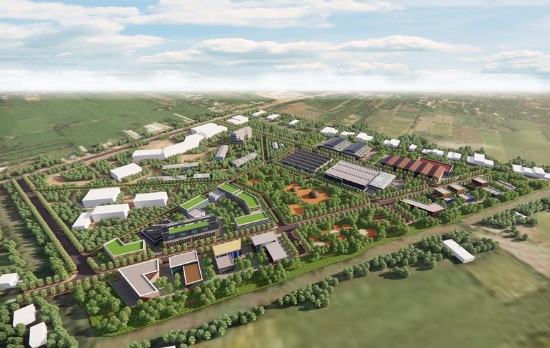 Phối cảnh Khu công nghệ số tỉnh Hậu Giang