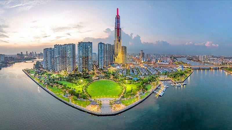 TP.HCM đang tiến gần hơn đến mục tiêu trở thành một trung tâm tài chính quốc tế năng động. Ảnh: Lê Hoàng Mến 