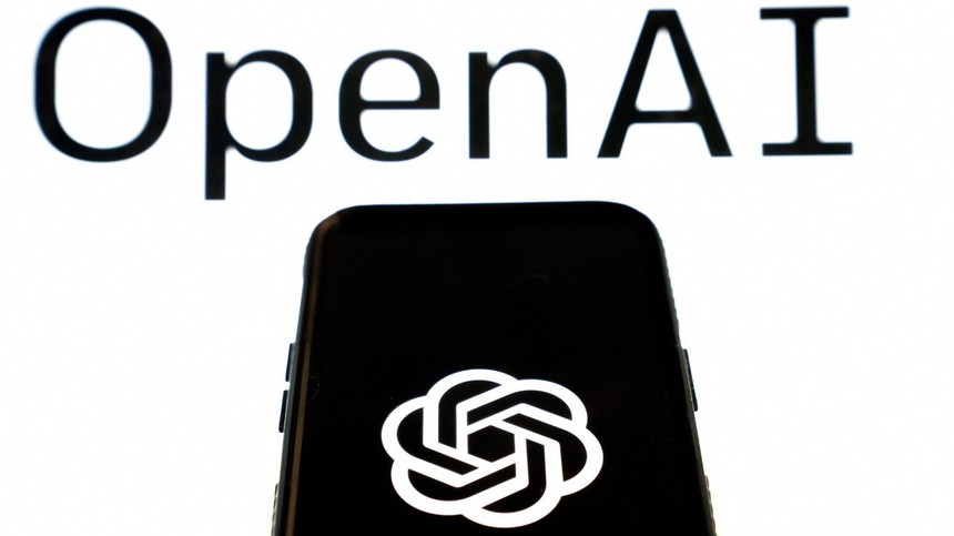 Biểu tượng ChatGPT của Công ty OpenAI tại một văn phòng ở Washington DC. Ảnh: AFP/TTXVN