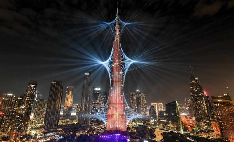 Tòa nhà cao nhất thế giới Burj Khalifa tại Dubai. Ảnh: AFP 