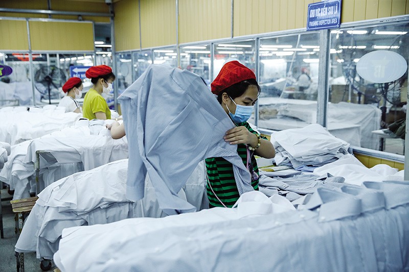 May mặc là một trong những mặt hàng Việt Nam xuất khẩu nhiều nhất sang Thái Lan hiện nay. Ảnh: Đức Thanh 