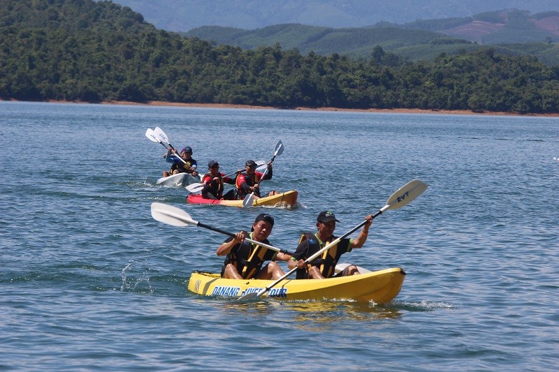Dự án Khu du lịch hồ Phú Ninh thi công chậm tiến độ, xây dựng không phép 