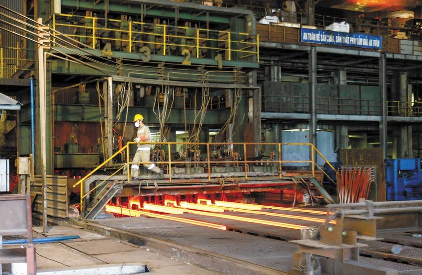 Việc tuân thủ quy định về xuất xứ giúp doanh nghiệp sản xuất thép có được kết quả tích cực trong vụ việc điều tra, áp dụng biện pháp phòng vệ thương mại của nước ngoài (Ảnh: Đức Thanh) 