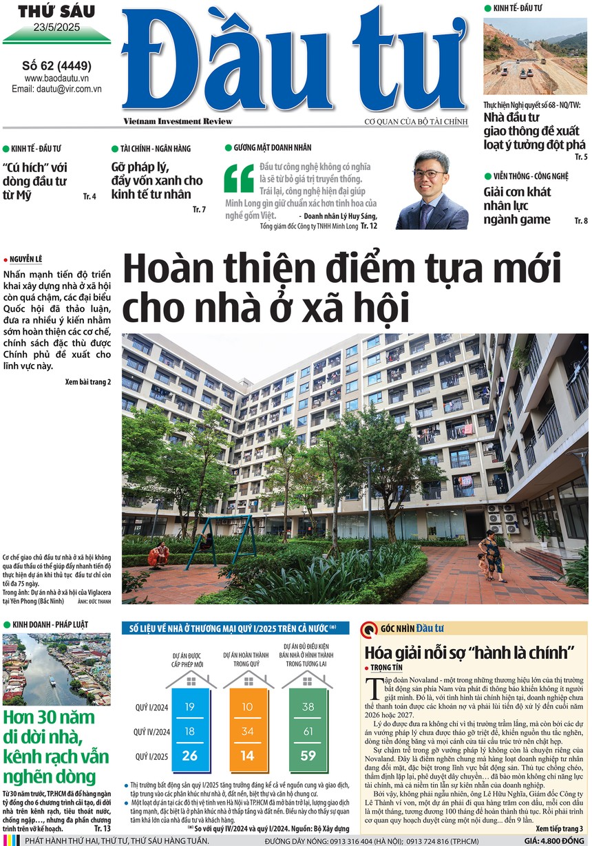 Báo Đầu tư số 62