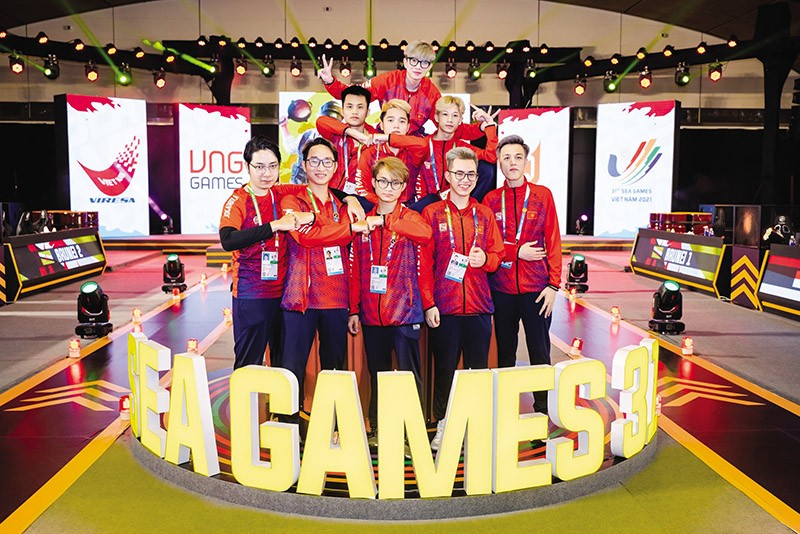 Đội tuyển E-sport Việt Nam tham dự SEA Games.