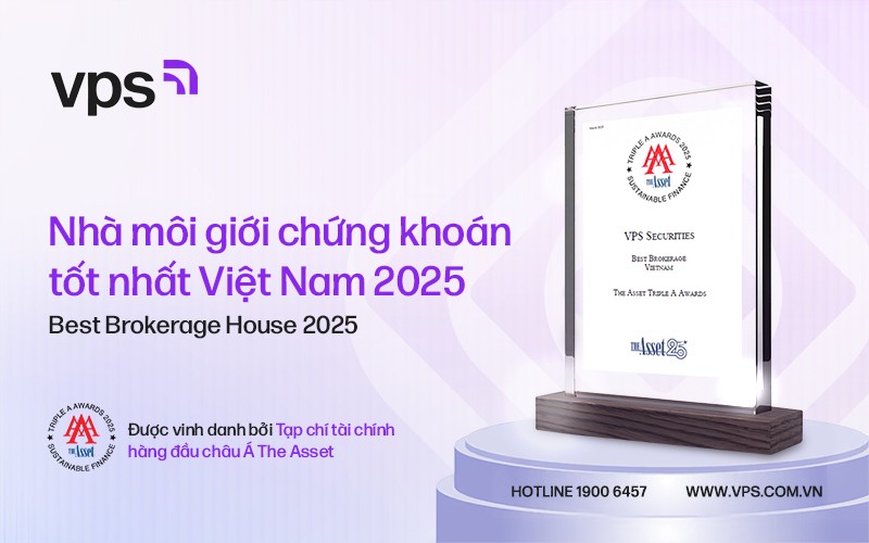 Chứng khoán VPS tiếp tục được vinh danh “Nhà môi giới chứng khoán tốt nhất Việt Nam”