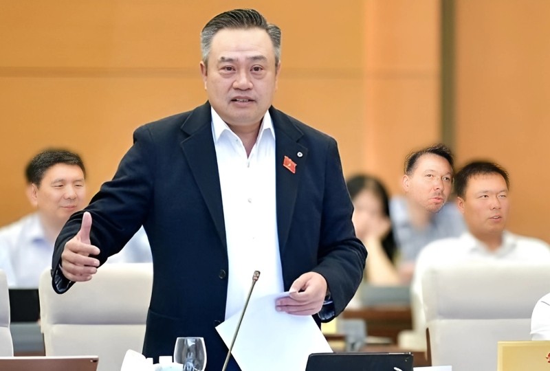 Chủ tịch UBND TP. Hà Nội Trần Sỹ Thanh.