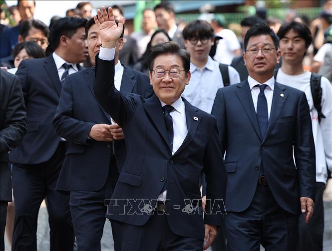 Tân Tổng thống Hàn Quốc Lee Jae-myung. Ảnh: Yonhap/TTXVN