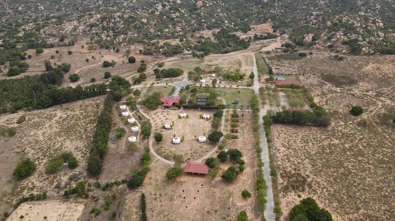 Công ty cổ phần Sơn Hải đã xây dựng và đưa vào hoạt động Khu du lịch Tanyoli (diện tích hơn 10 ha). Ảnh: H.H. 