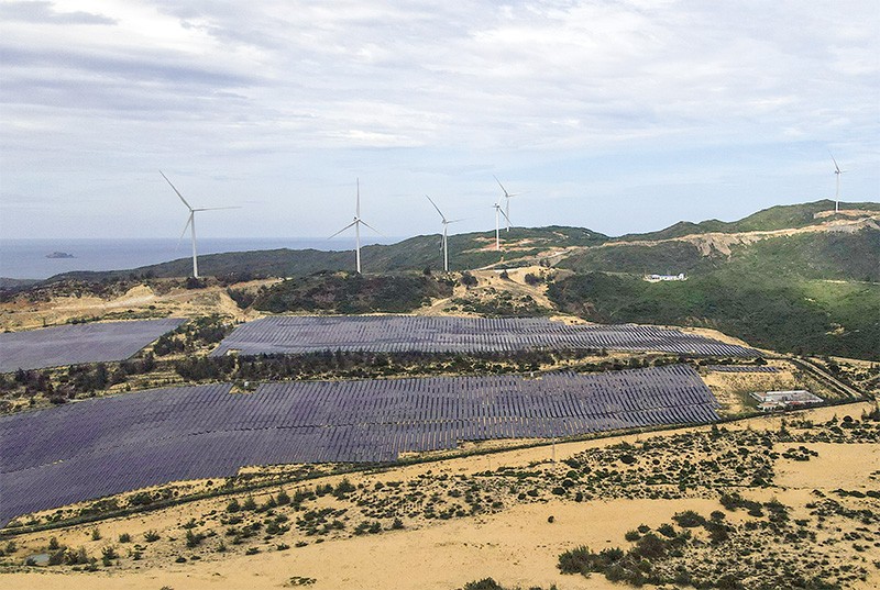 Quy hoạch Điện VIII điều chỉnh đặt ra mục tiêu đến năm 2030, tổng công suất điện gió đạt 26.066 - 38.029 MW. Ảnh: Đ.T 