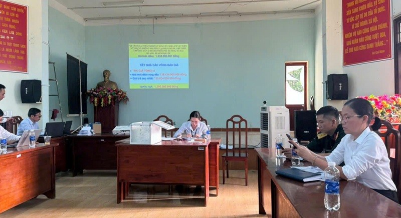 Phiên đấu giá mỏ cát, sỏi làm vật liệu thông thường diễn ra ngày 19/6. 