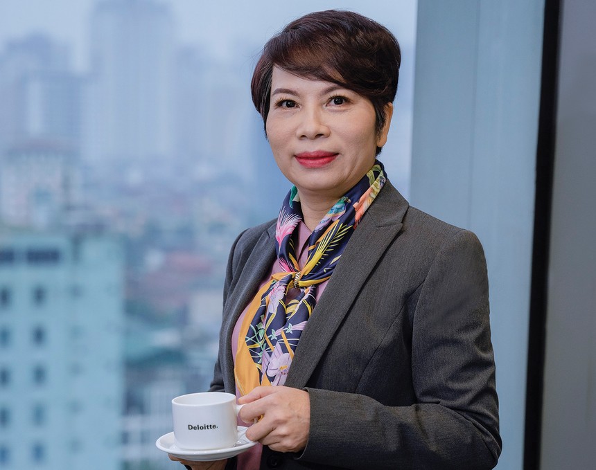 Bà Trần Thị Thúy Ngọc, Phó tổng giám đốc, lãnh đạo ngành dịch vụ tài chính, Deloitte Việt Nam