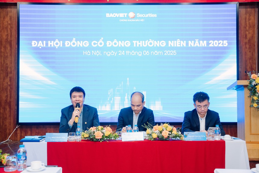ĐHĐCĐ Chứng khoán Bảo Việt (BVS): Mục tiêu doanh thu năm 2025 tăng trưởng 8%, tập trung vào các mảng hoạt động cốt lõi