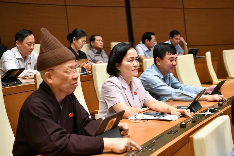 Phiên họp chiều 24/6 của Quốc hội.