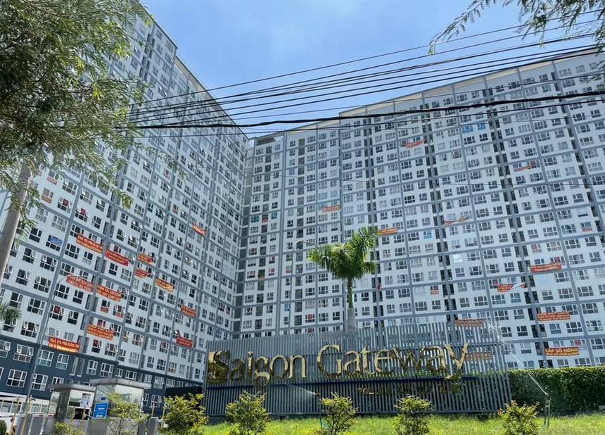 Chung cư Saigon Gateway, nơi đang là điểm nóng khiếu nại, khiếu kiện.