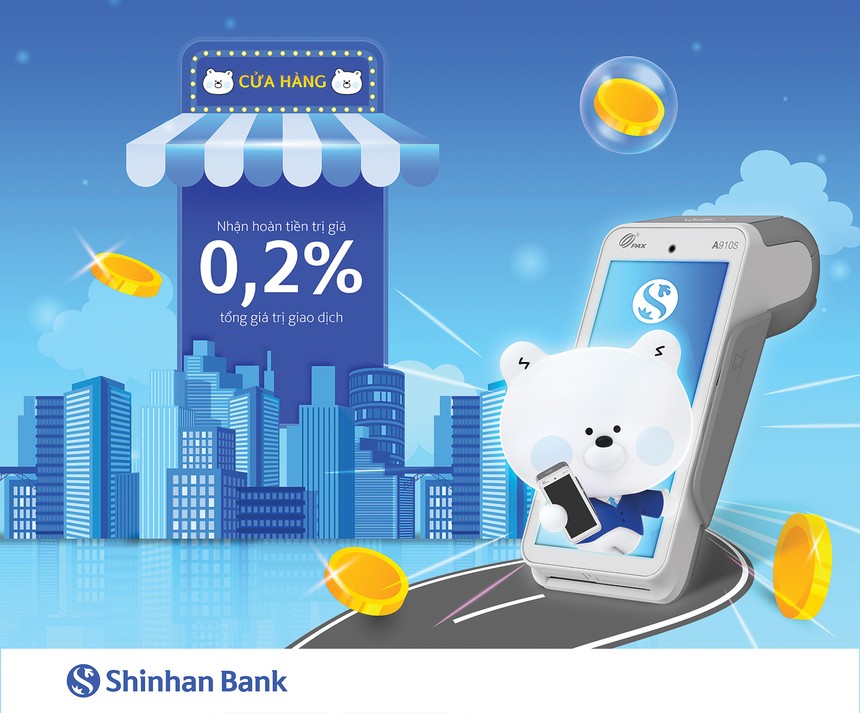 Ngân hàng Shinhan hỗ trợ lắp đặt máy POS cho các doanh nghiệp SMEs, hộ kinh doanh và doanh nghiệp tư nhân