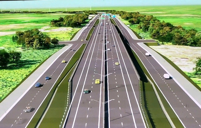 Phối cảnh cao tốc TP Hồ Chí Minh - Thủ Dầu Một - Chơn Thành đi qua địa phương. (Ảnh: Chủ đầu tư)