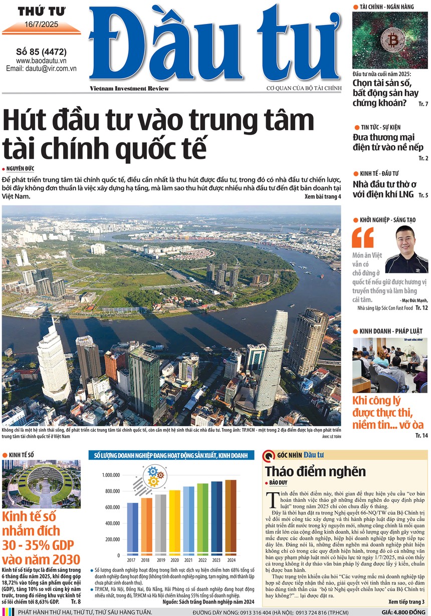 Báo Đầu tư số 85