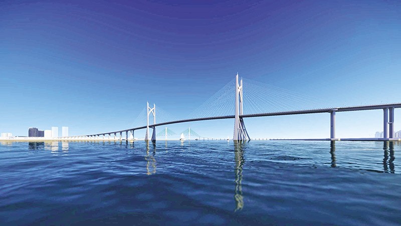 Phối cảnh Dự án cầu Cần Giờ được nhiều nhà đầu tư đề xuất theo hình thức BT 