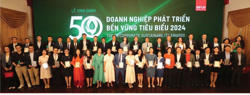 Năm 2024, Nam Long góp mặt trong Top 50 Doanh nghiệp phát triển bền vững tiêu biểu