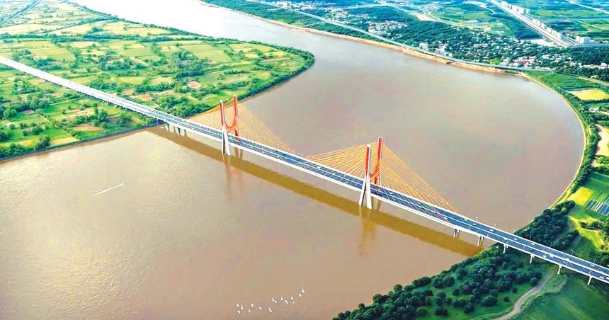 Cầu Ngọc Hồi dự kiến được khởi công ngày 19/8/2025. Ảnh phối cảnh: Internet