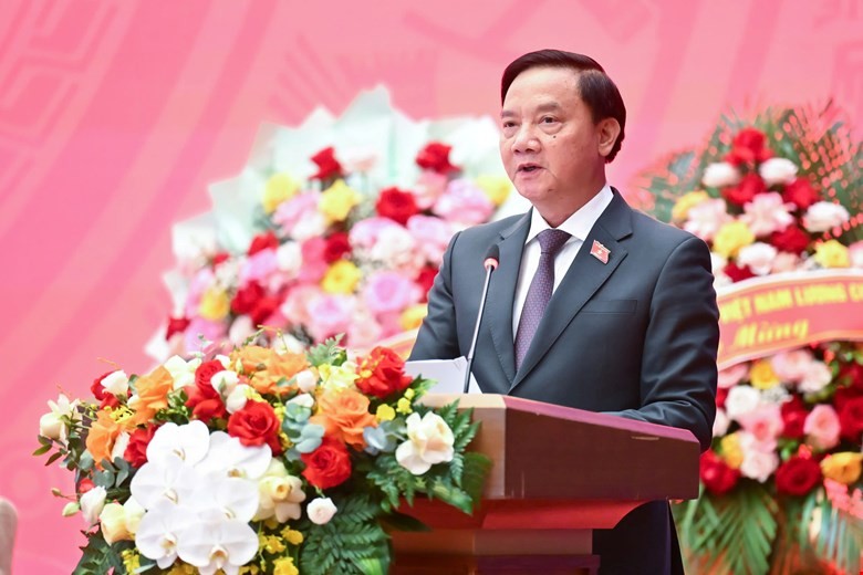 Phó chủ tịch Quốc hội Nguyễn Khắc Định phát biểu bế mạc Diễn đàn - Ảnh PT. 