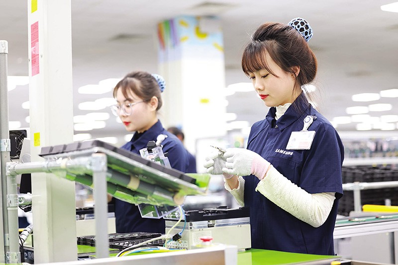 Hầu hết các doanh nghiệp hàng đầu của Hàn Quốc đều đã có mặt tại Việt Nam, với các dự án quy mô lớn. Ảnh: Đức Thanh 