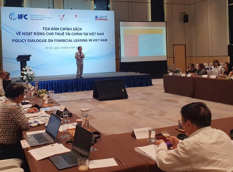 Tọa đàm về hoạt động cho thuê tài chính tại Việt Nam do Hiệp hội Cho thuê tài chính Việt Nam tổ chức sáng 13/8/2025. 